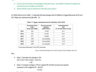 Cambridge IGCSE Economics Paper 2, May-June 2017- Solved Question Paper