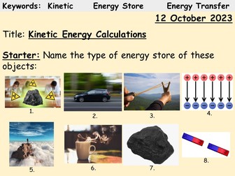 GCSE Physics Kinetic Energy Calculations