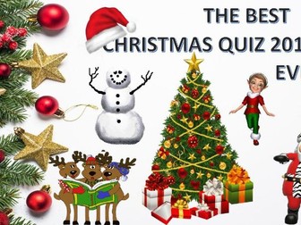 The Best Christmas Quiz 2019 Ever!