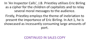 Eric birling irresponsible quotes image