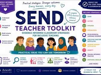 SEND Teacher Toolkit - Adaptive Teaching Strategies - ADHD, Autism, Dyslexia & More