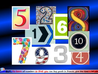 ALL FRENCH NUMBERS- 5 LESSONS