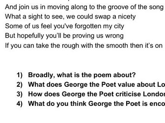 Poetry: Home - Compare and Contrast