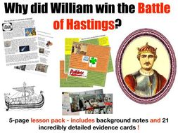 Battle of Hastings - 5 page lesson pack