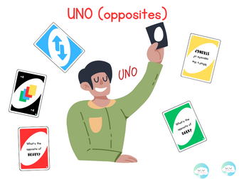 UNO – Opposites (Game Cards for Vocabulary Practice)