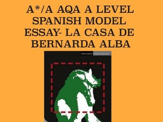 A*/A AQA A LEVEL SPANISH MODEL ESSAY