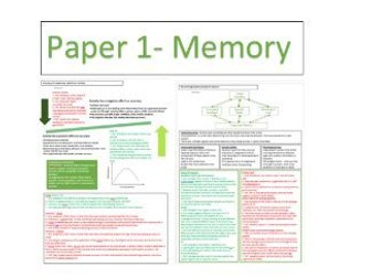 Memory A-Level AQA Psychology