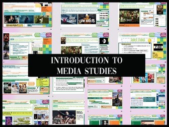 Introduction to Media Studies BTEC Tech Award In Creative Media Production 2022