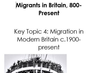 GCSE Migration Through Time Revision  Workbooks