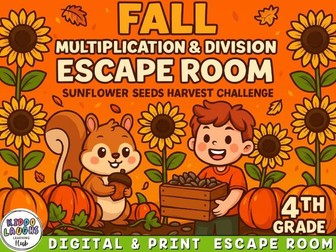 Multiply & Divide KS2 4th Grade Escape Room