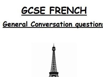 New GCSE French & German (2026) Edexcel Speaking Booklets