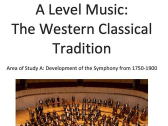 Eduqas A Level Music - AoSA Development of the Symphony Wider Listening Guide