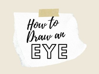 Art Skills Portraits- How to Draw an Eye