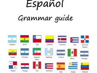 Spanish Grammar Guide All Years