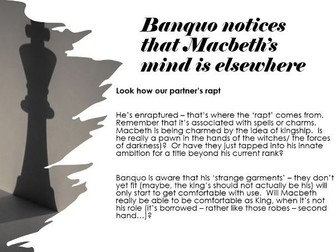 Macbeth Act 1 scene 3 - Macbeth, Banquo and the Prophecies