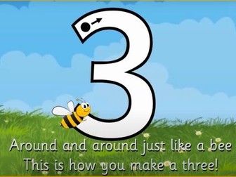 Number formation to 10 with rhymes posters