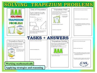 Measurement and Geometry | Area of Trapeziums | Problem Solving