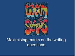 EXAM SUCCESS: ENGLISH LANGUAGE WRITING QUESTIONS