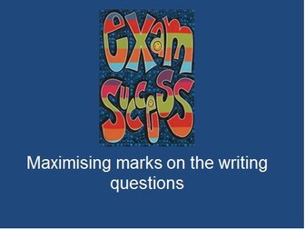 EXAM SUCCESS: ENGLISH LANGUAGE WRITING QUESTIONS