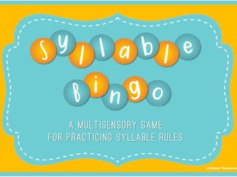 Syllable Bingo