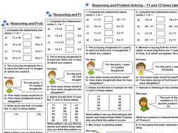 problem solving 4 times table