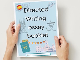 Spanish Directed Writing booklet
