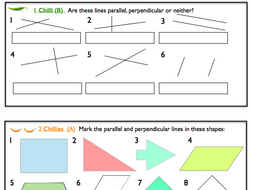 Identifying Parallel and Perpendicular Lines | Teaching Resources