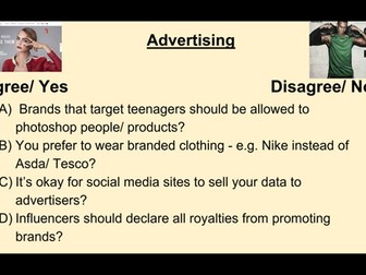 Persuasive Writing GCSE Advertising