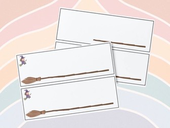 Halloween - Name on The Broom