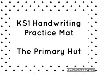 KS1 Handwriting Practise Mat