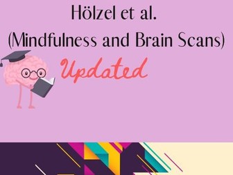 CIE- Holzel et al ( mindfulness and brain scans)