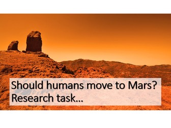 Research Project: Humans on Mars