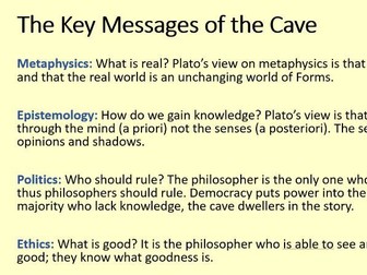 Religious Studies OCR A-Level Plato complete lessons