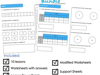 Year 5 Multiplication and Division (A) Complete Unit
