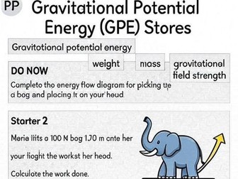 P1.4 Gravitational potential energy stores