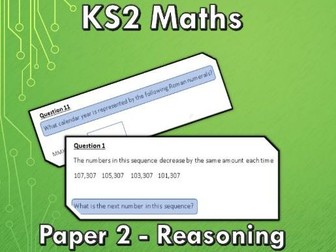 KS2 SATs Maths Paper 2 Reasoning