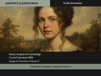 CIE A Level 9695 Songs of Ourselves Vol.2 | In-Depth Analysis of the 30 Set Poems