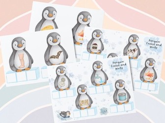 Phonics - Penguin Polar Freeze & Write