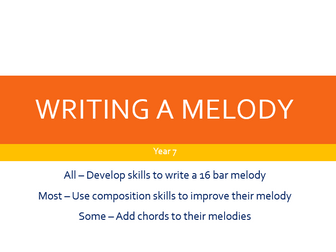 Composing a Melody