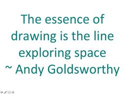 Quotes about drawing by different artists for art room display or discussion