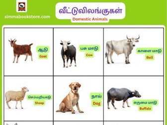 Domestic animals in tamil