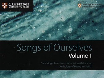 Songs of Ourselves CIE English Literature 2024-26