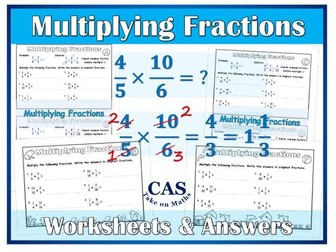 Fractions - Multiplying Fractions Using Cancelling Common Factors