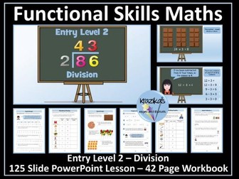 Functional Skills Maths - Entry Level 2 - Division