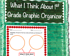 what i think about 1st grade graphic organizer by
