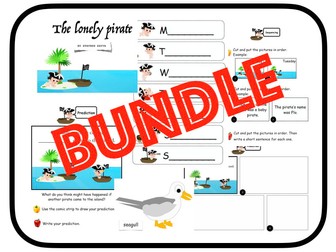 The Lonely Pirate - Activities (KS1) NEW COLOURFUL SEMANTICS BOARD