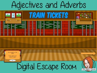 Adjectives and Adverbs Escape Room