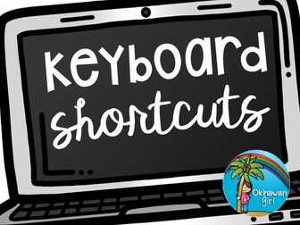 Keyboard Shortcuts Posters for PC Users