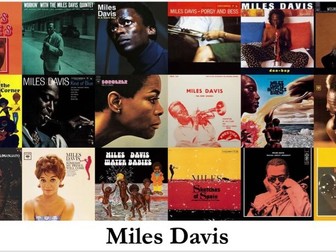 Music Cover Lesson / Homework - Miles Davis (ICT needed)