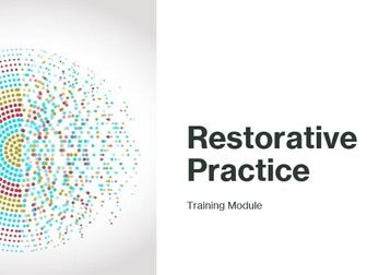 Restorative Practice Training Resource